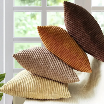 PLUSHCORD – Soft Corduroy Pillowcase Made of Cotton