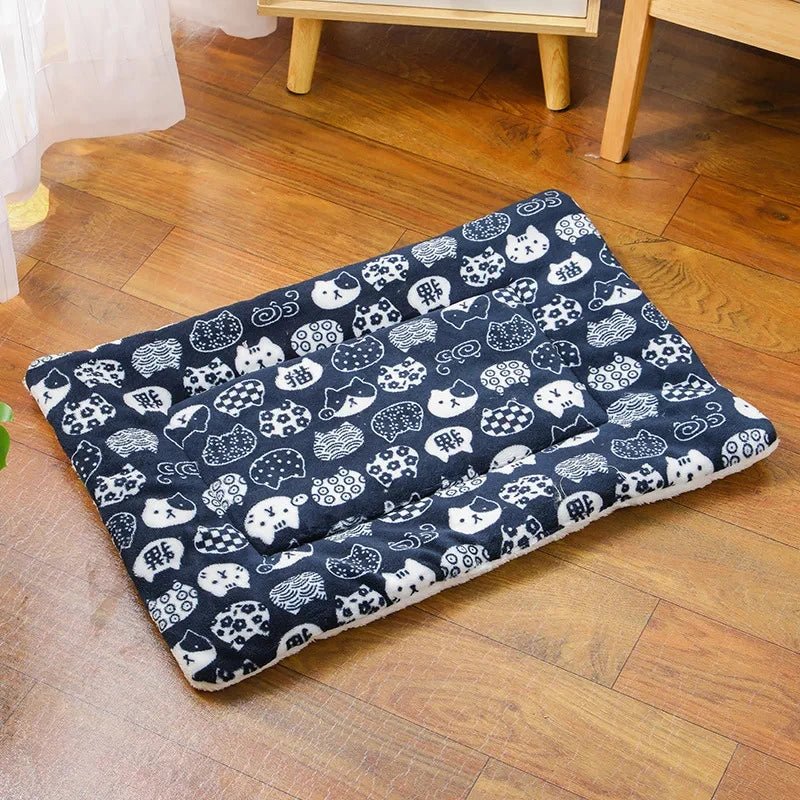 FLANNELPAW – Matelas de couchage en flanelle chaude pour chiens et chats