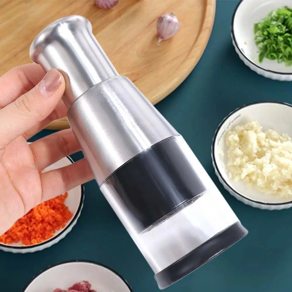 GARLICO – Prensa de ajo multifuncional con molinillo y triturador