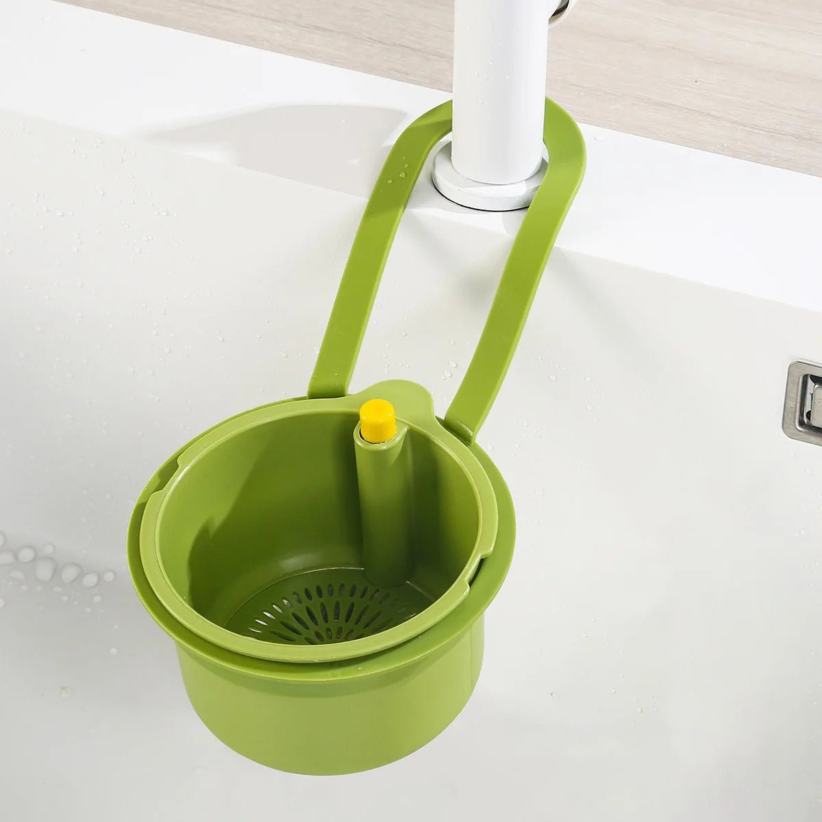 DRAINBASK – Hangende spoelbakfiltermand met afneembare bodem