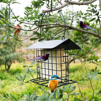 BIRDNESTER – Estación colgante para alimentar pájaros con techo resistente a la intemperie