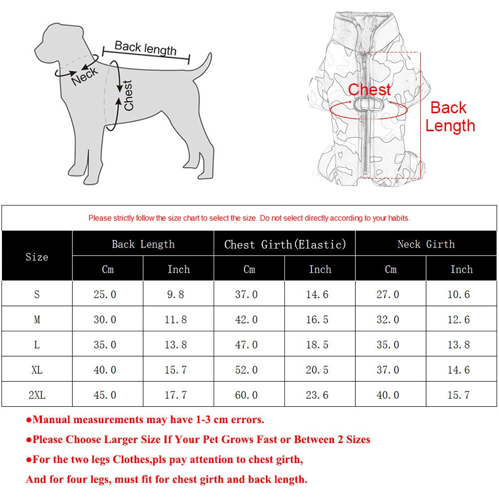 HARRYPAWS CHAQUETA – Chaqueta de invierno cálida e impermeable para perros con tiras reflectantes