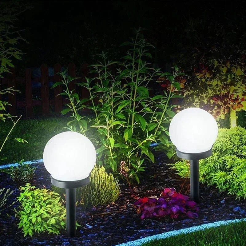 Lámpara solar de jardín LED Runde – Iluminación de jardín eficiente en energía y con estilo con control automático de luz
