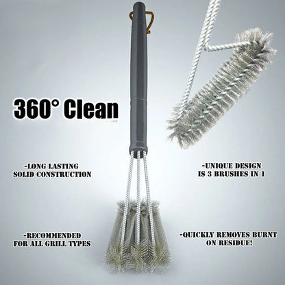 GRATECLEAN – Grill Grate Cleaning Brush with Stainless Steel Bristles