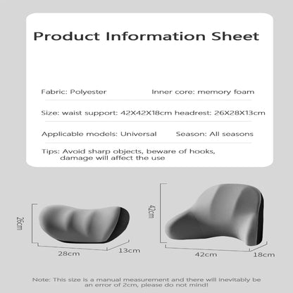 VIBRAREST – Elektrisches Nacken- & Lendenstützkissen für Auto & Büro