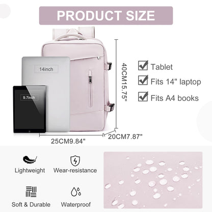 Vielseitiger Damen Rucksack für Reisen – Modernes Design, Handgepäck geeignet, Leichtgewicht, Geräumig-2