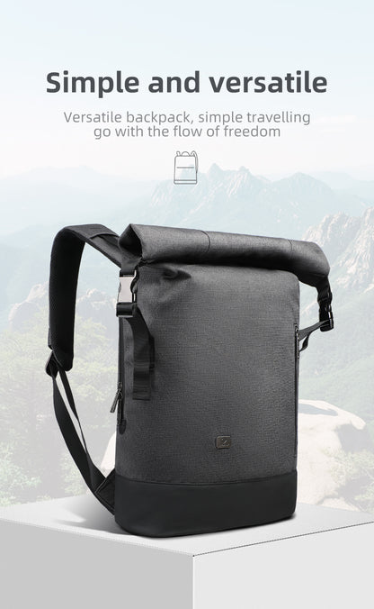 URBANTRAIL Rolltop - Multifunctional outdoor rucksack with USB port