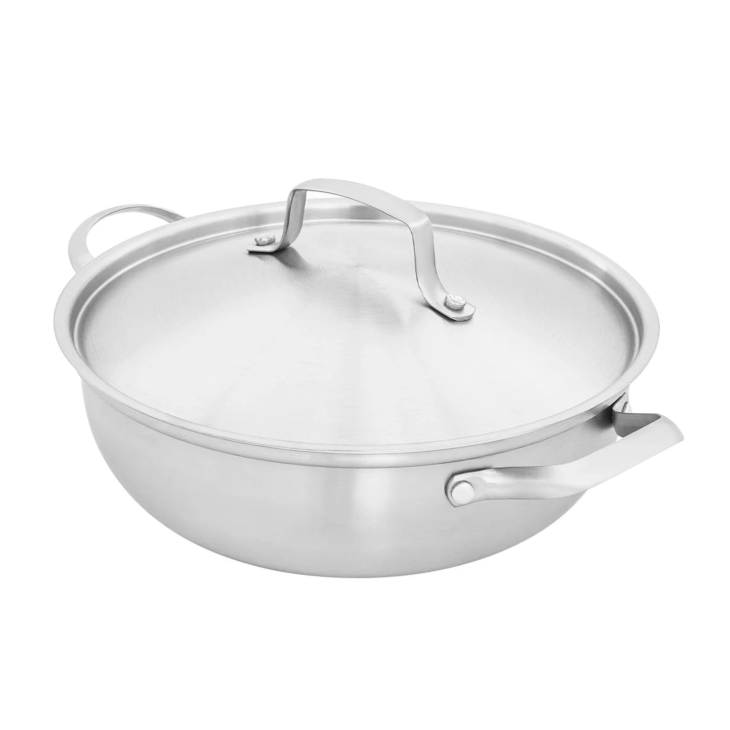 SmartBoil – Casserole universelle en acier inoxydable avec couvercle pour tous types de cuisinières