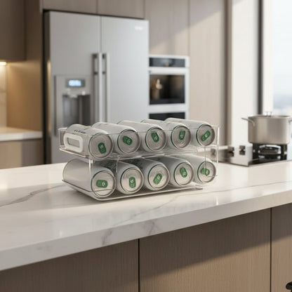 CANSWIFT – Distributore a 2 livelli per lattine di bevande per frigoriferi ordinati