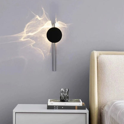 CORRULUX – Lampada da parete LED moderna scanalata in acciaio inox, orientabile, per camera da letto