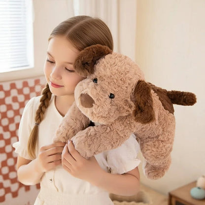 TAILDOZE – Kuscheliges Plüschhund-Kissen für Kinder mit PP-Baumwollfüllung und Schlafkomfort-Design