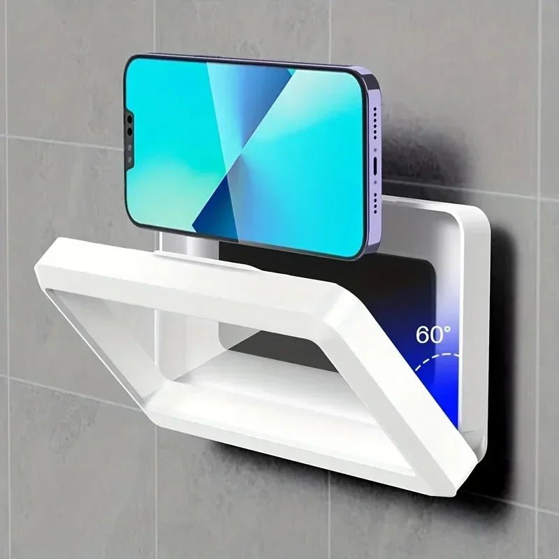 AQUAHOLD – Soporte impermeable para smartphone con rotación para baño y cocina