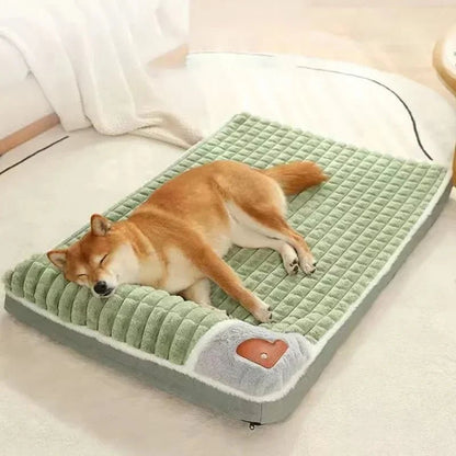 PETSOFT – Orthopädisches Hundebett mit abnehmbarem Bezug