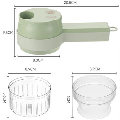 CHOPLUX – Tritatutto elettrico 4-in-1 per verdure, carne e aglio