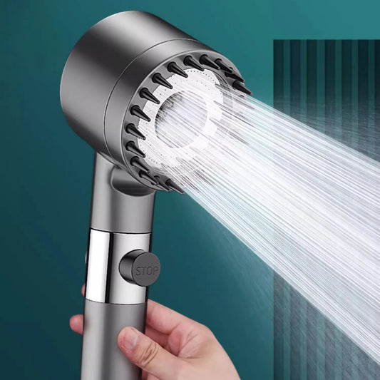 Duschkopf Wassersparend mit Massagefunktion 10 cm Durchmesser ABS Kunststoff-1