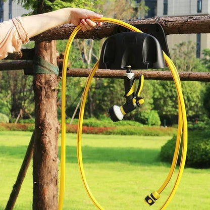 GARDORA – Soporte de pared para mangueras de agua para un almacenamiento limpio y práctico