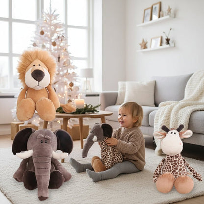 ZOOFII – Weiche Dschungel-Plüschtiere für Kinder mit Löwe