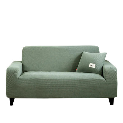 Variant image for Elastischer Sofabezug Grau 3-Sitzer Jacquard Wasserabweisend Pflegeleicht-2