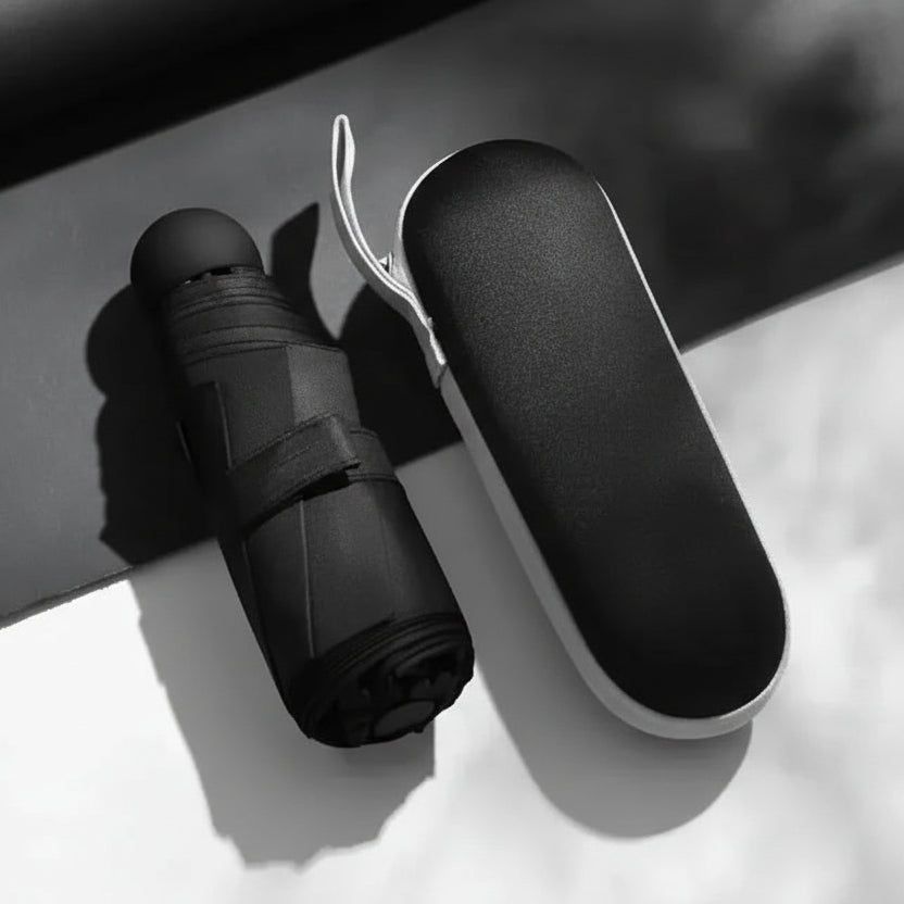 Variant image for Kompakter Regenschirm Schwarz Einheitsgröße Polyester für Optimalen Schutz und Mobilität-4