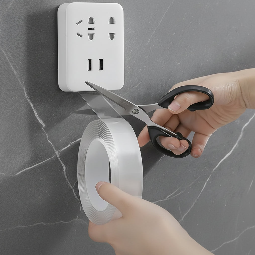 FIXCLEAR – Dubbelzijdig acryl plakband waterdicht & sterk klevend