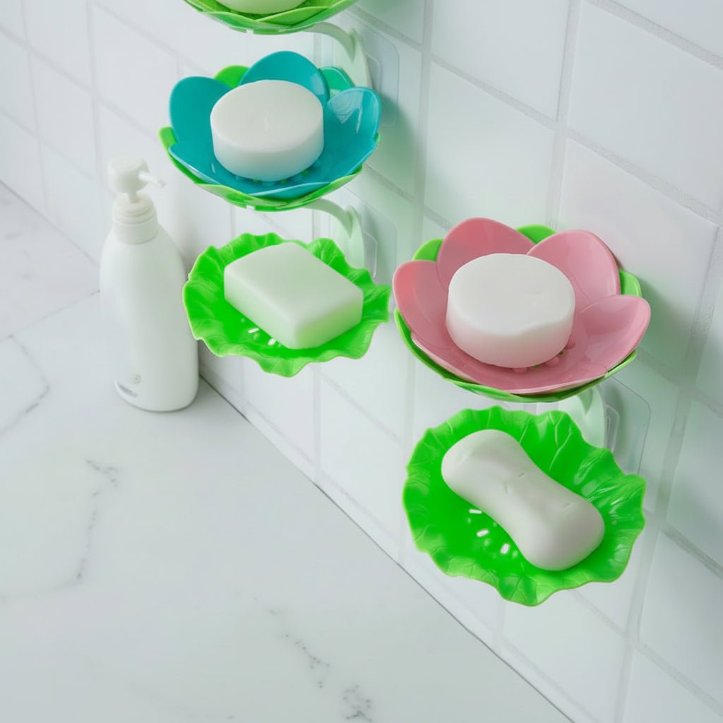 LOTORA – Lotus zeepschaal met afvoer voor badkamer