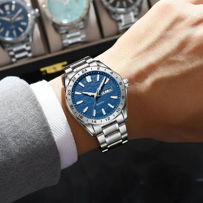 CHRONOSTEEL – Montre de sport pour homme premium avec affichage lumineux