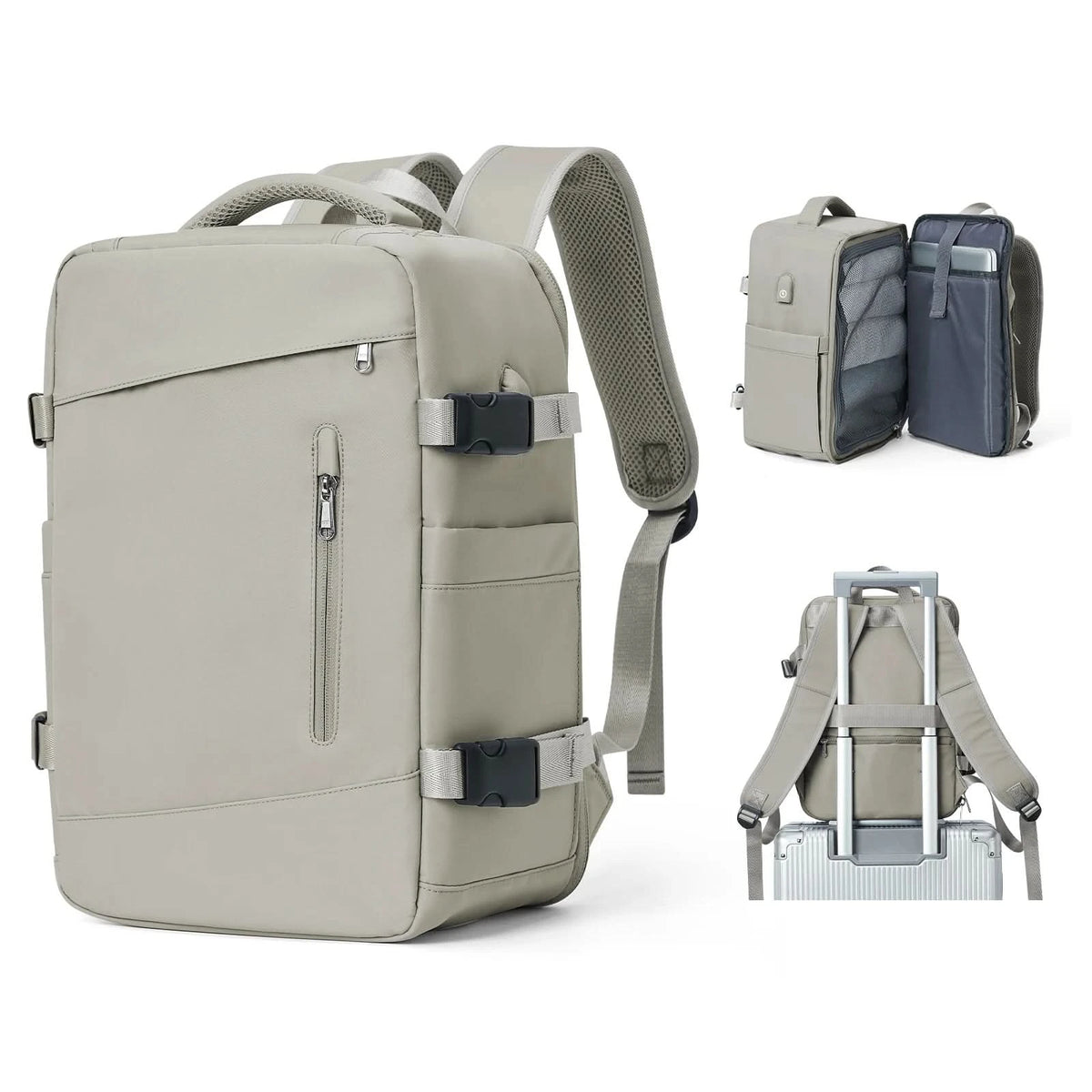 Variant image for Vielseitiger Damen Rucksack für Reisen – Modernes Design, Handgepäck geeignet, Leichtgewicht, Geräumig-7