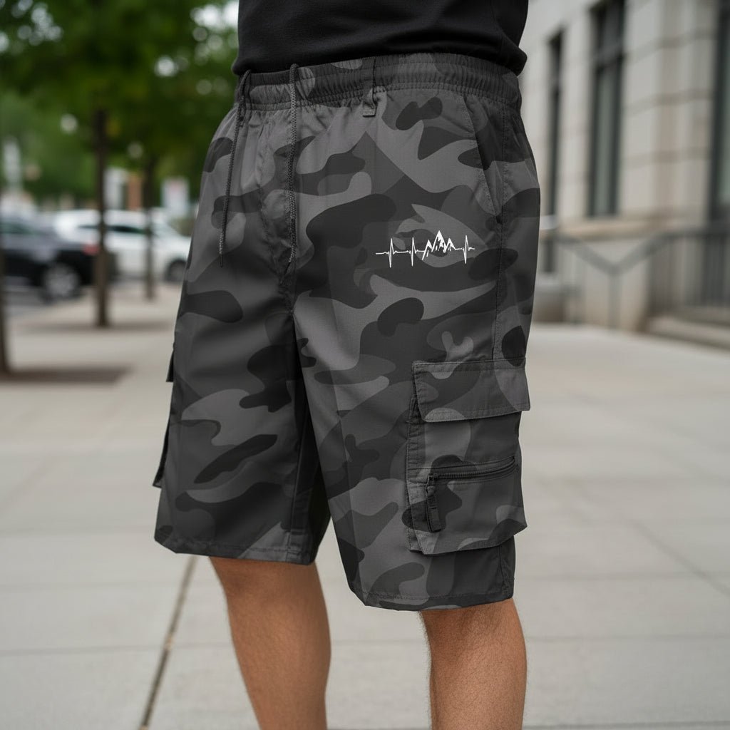 COMFORTLIVA – Loose-fitting men's cargo shorts for warm days