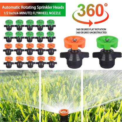 AquaSpin 360° sprinkler head - Rotatable & efficient for every garden