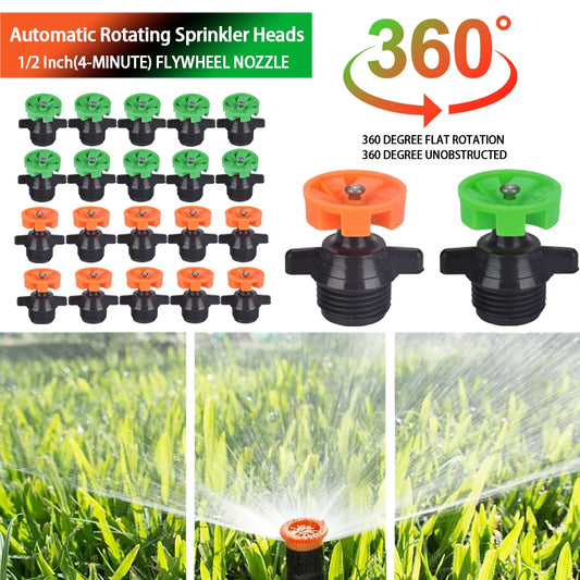 AquaSpin 360° sprinkler head - Rotatable & efficient for every garden