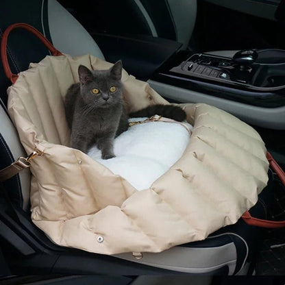 PAWPURSE – Bolsa ligera para perros con forro cálido y cinturón de seguridad para llevar de viaje