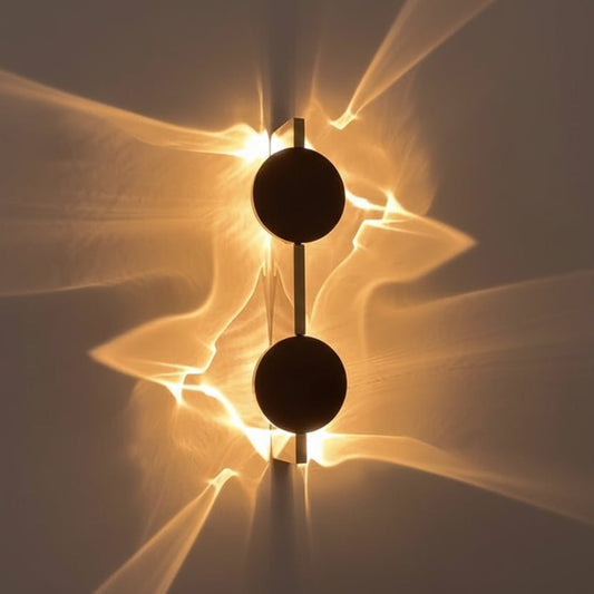 CORRULUX – Lámpara de pared LED moderna acanalada de acero inoxidable giratoria para dormitorio