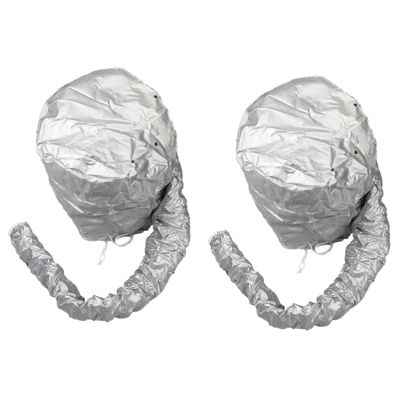 QuickDry - Set von 2 Haartrockner Kappen für Schnelles Trocknen & Schonende Pflege-6