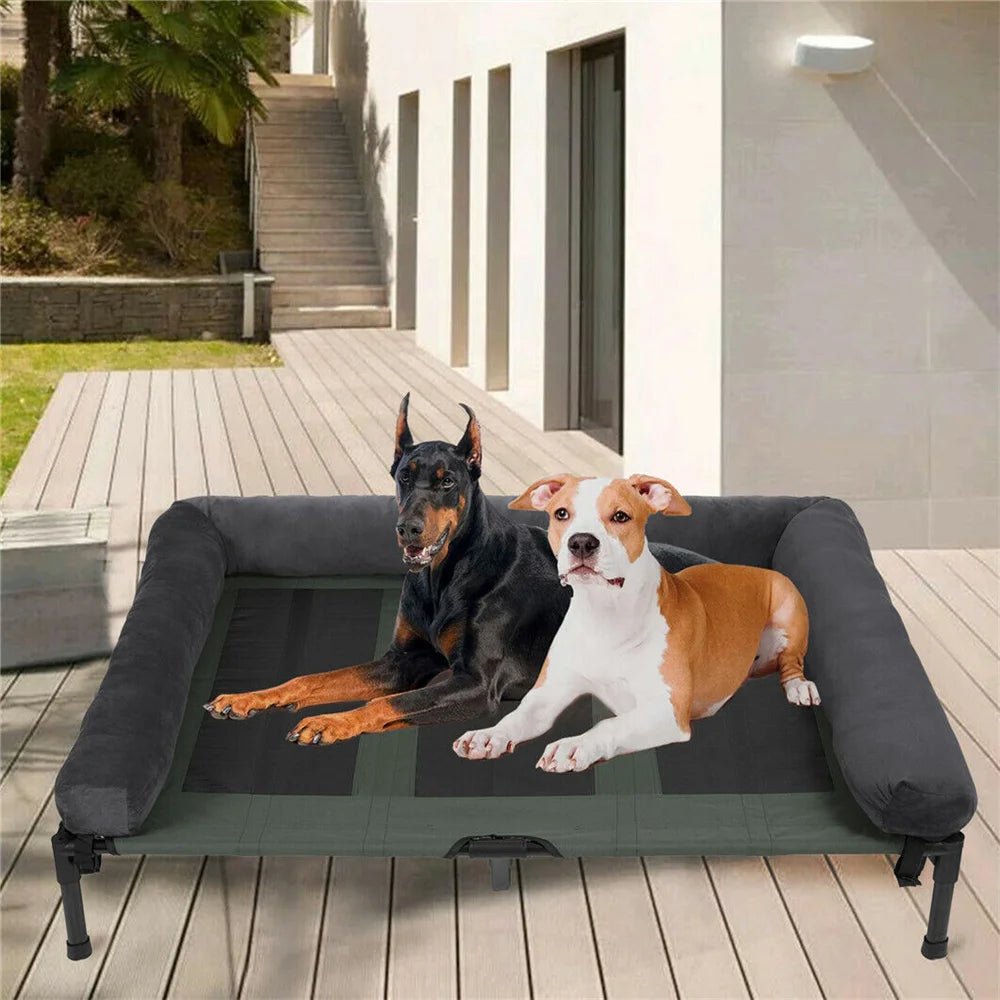 DOGHAVEN – Elevated Dog Bed for Garden & Outdoor