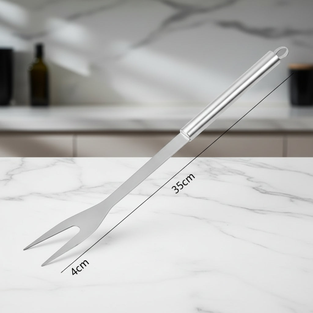 GrillMaster Pro – Stainless Steel Barbecue Tool Set for Outdoors