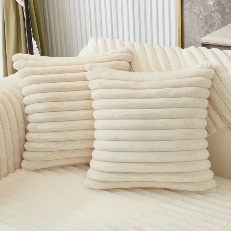 COZYPUFF – Luxuriöses Winter-Sofaauflage aus Kunstkaninchenfell