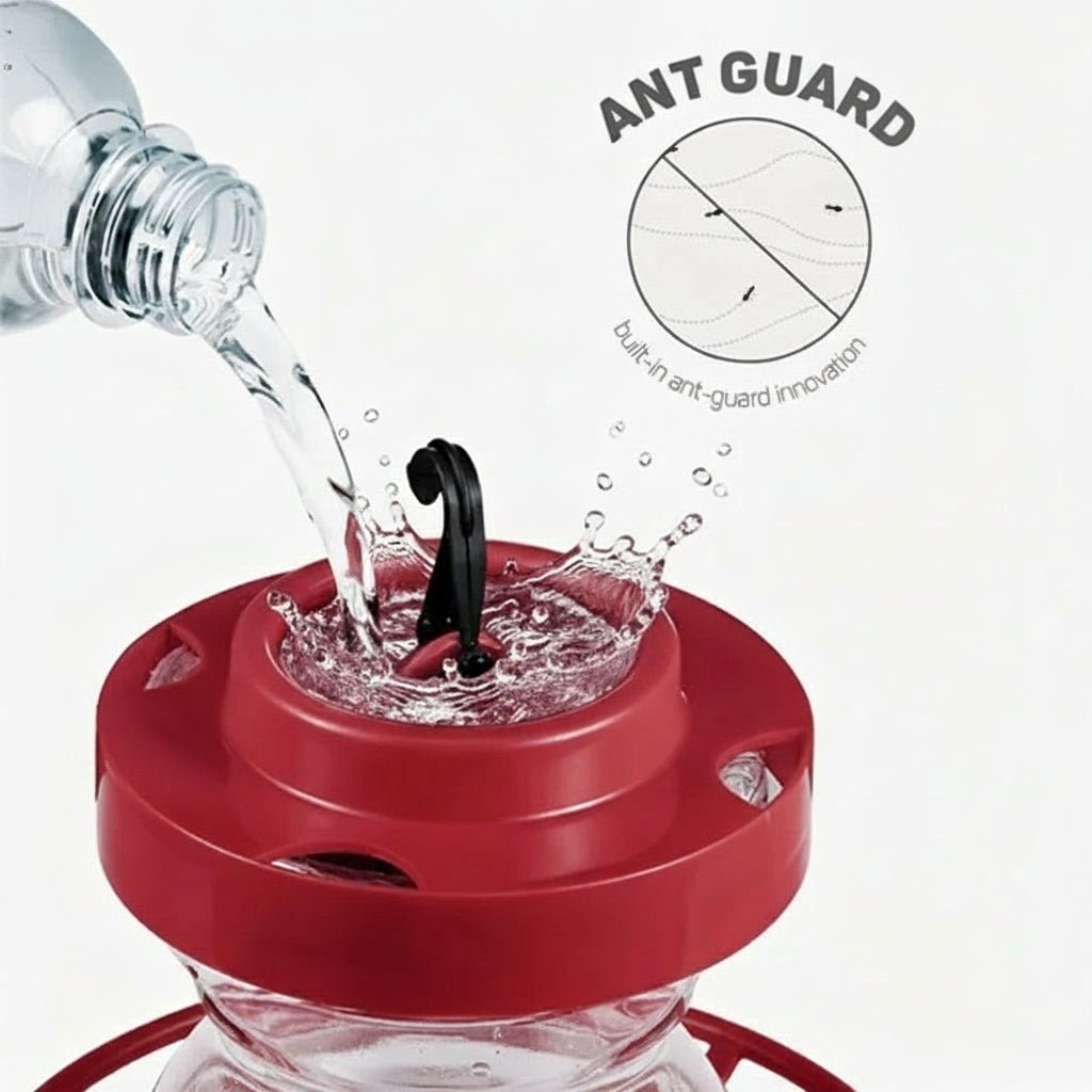 SAFEFEEDER – Bienensicherer Kolibri-Futterspender mit Ameisenschutz und 473 ml Fassungsvermögen 4
