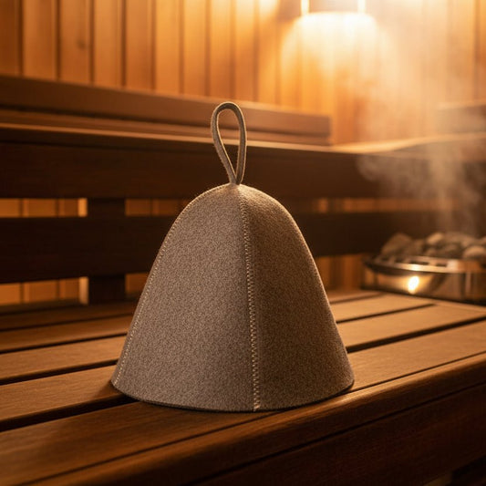 SAUNATWIST – Saunahut, hitzeisolierender Haarschutz-Turban für ultimativen Komfort 0
