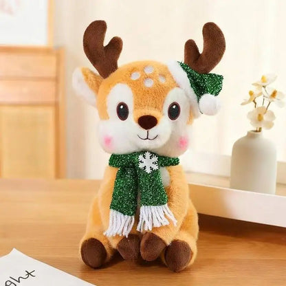 SCARFPLUSH – Niedliche Plüschpuppe mit Weihnachtsschal, ideal als Weihnachtsgeschenk 1