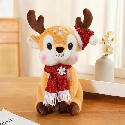SCARFPLUSH – Niedliche Plüschpuppe mit Weihnachtsschal, ideal als Weihnachtsgeschenk 2