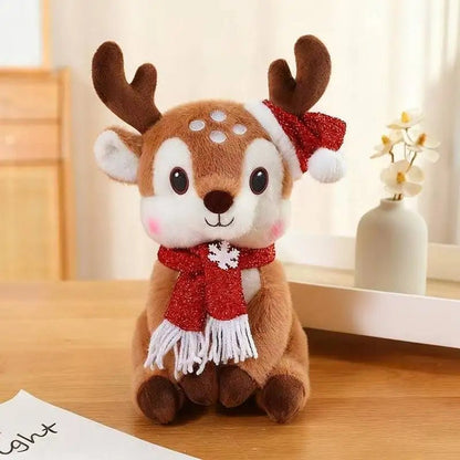 SCARFPLUSH – Niedliche Plüschpuppe mit Weihnachtsschal, ideal als Weihnachtsgeschenk 5