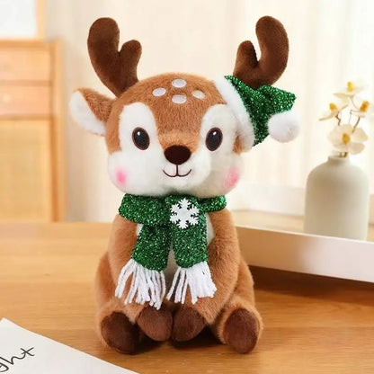 SCARFPLUSH – Niedliche Plüschpuppe mit Weihnachtsschal, ideal als Weihnachtsgeschenk 7