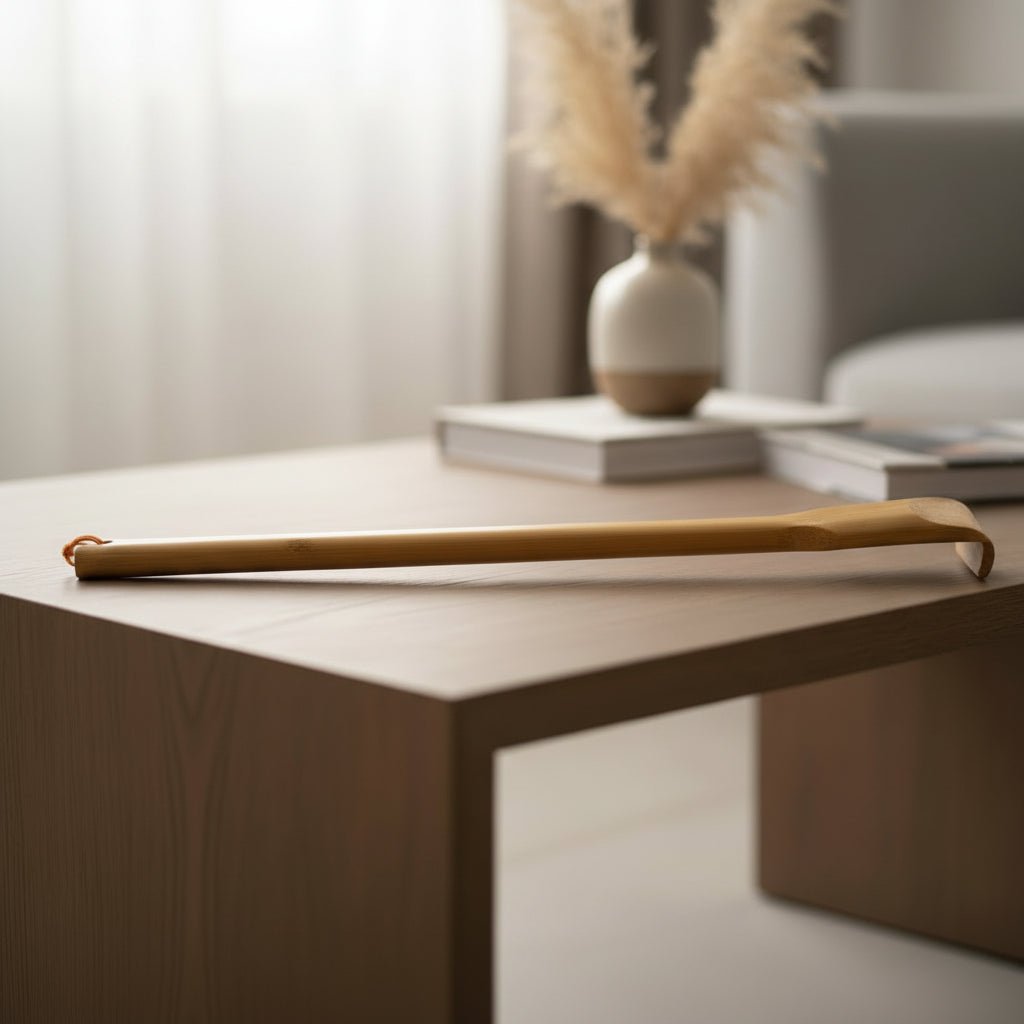 SCRATCHBAM – Handgefertigter Rückenkratzer aus Bambus, 42 cm (16,5 Zoll), umweltfreundliches Werkzeug zur Linderung von Juckreiz 0