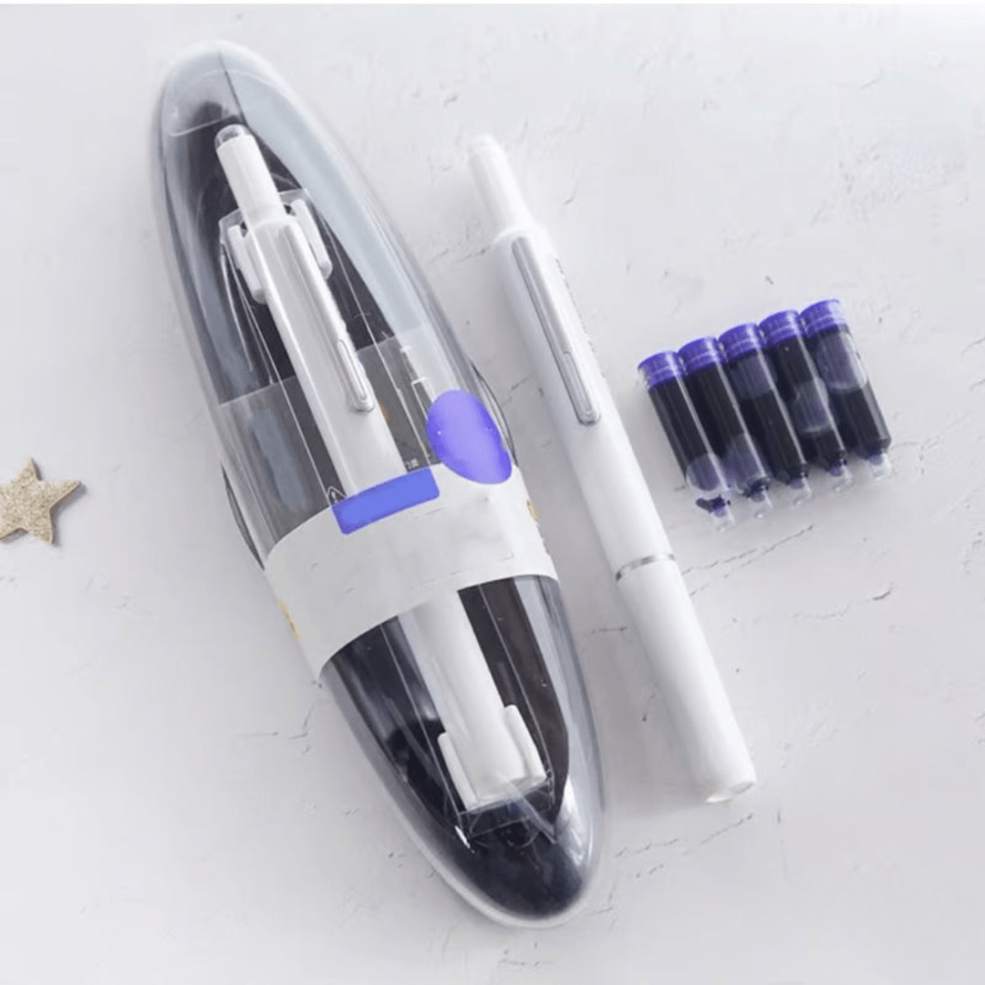 Scriptura Luxe Retractable Fountain Pen | Elegant fountain pen with smooth ink flow and timeless design
