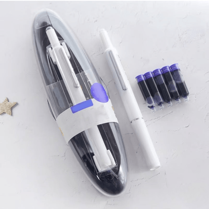 Scriptura Luxe Retractable Fountain Pen | Elegant fountain pen with smooth ink flow and timeless design