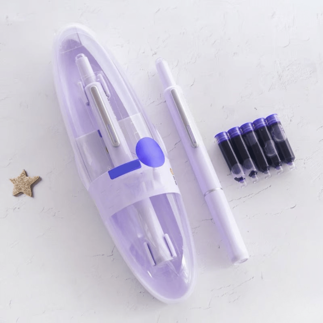 Scriptura Luxe Retractable Fountain Pen | Elegant fountain pen with smooth ink flow and timeless design