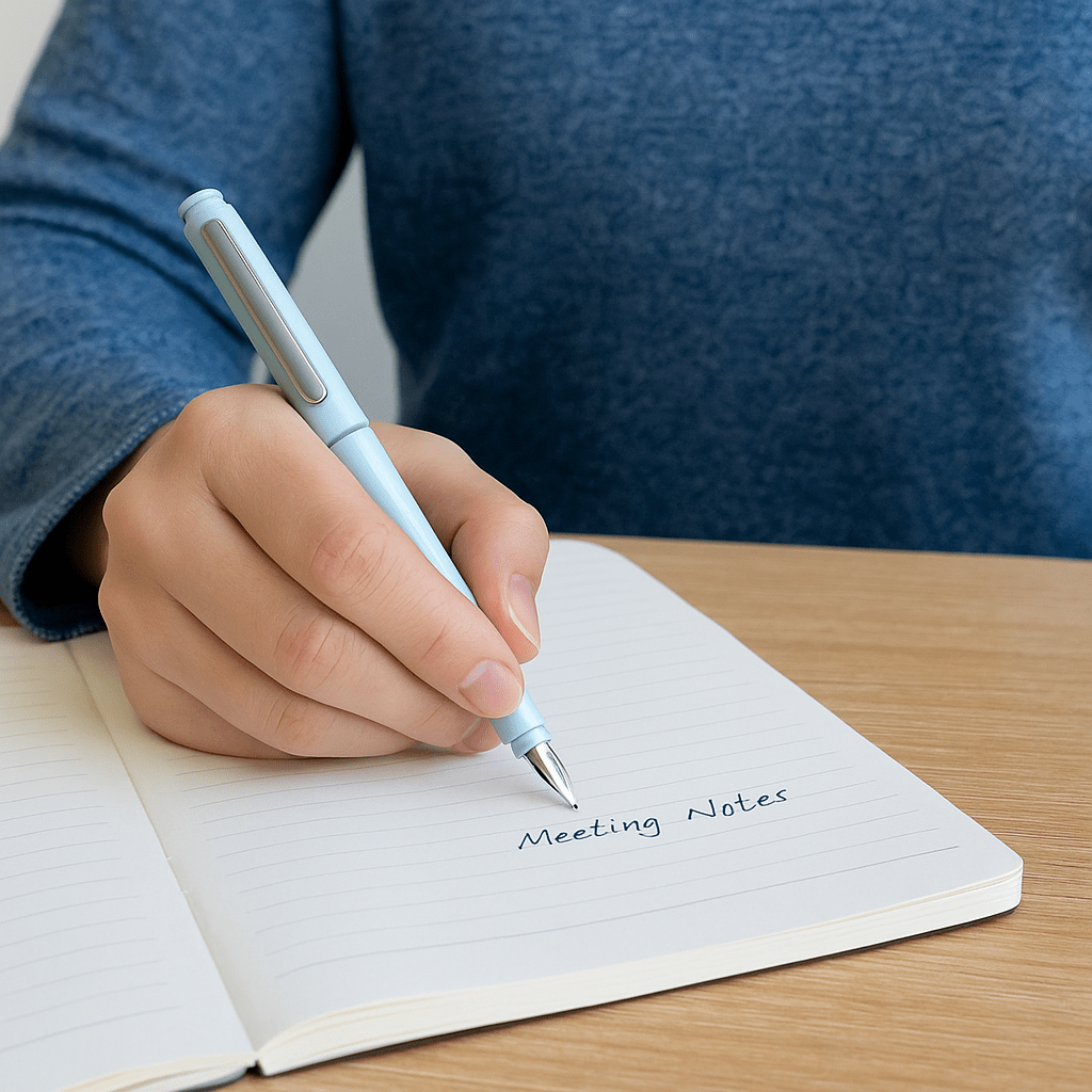 Scriptura Luxe Retractable Fountain Pen | Elegant fountain pen with smooth ink flow and timeless design
