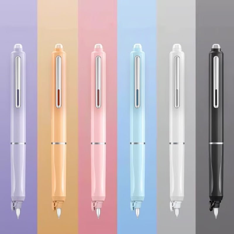 Scriptura Luxe Retractable Fountain Pen | Elegant fountain pen with smooth ink flow and timeless design