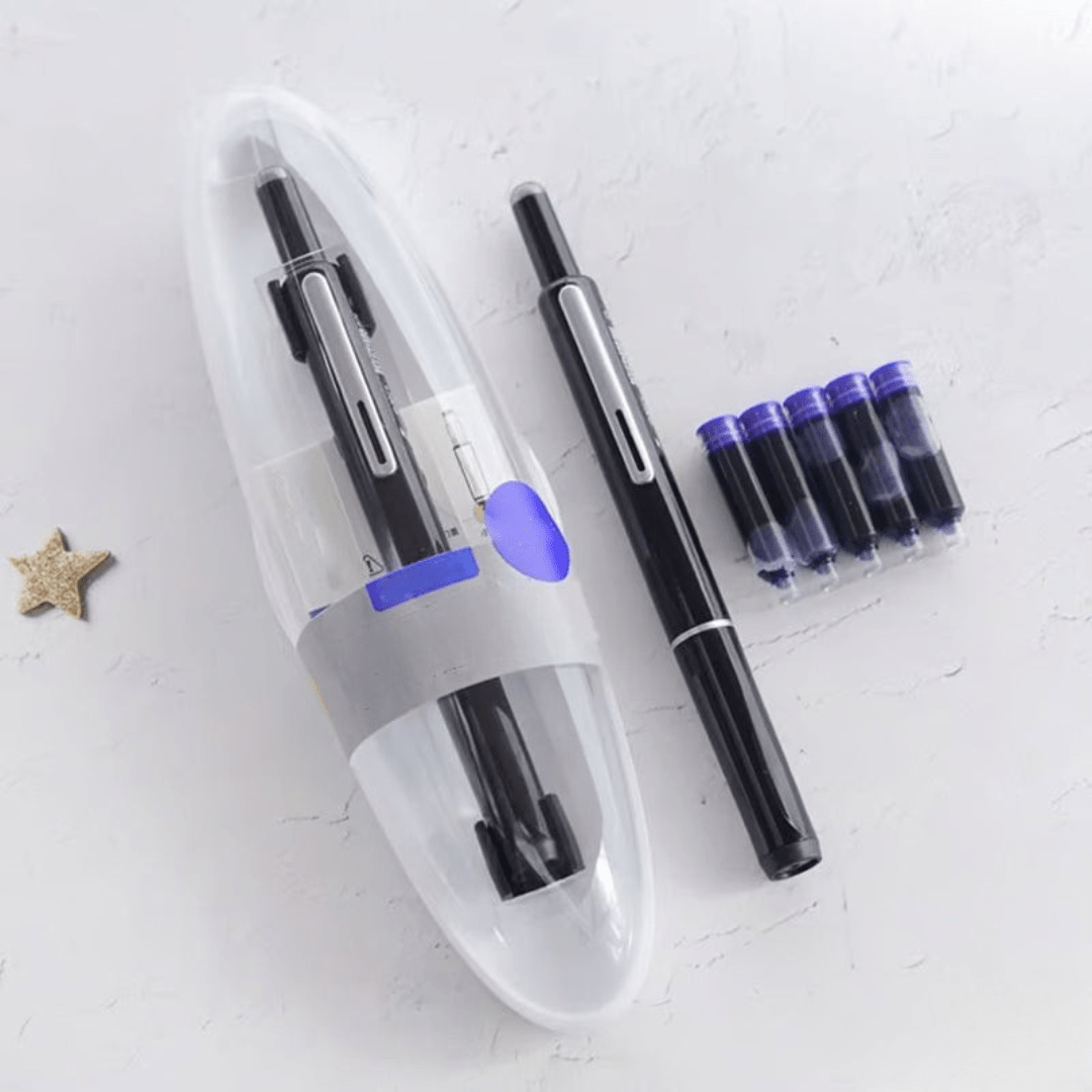 Scriptura Luxe Retractable Fountain Pen | Elegant fountain pen with smooth ink flow and timeless design