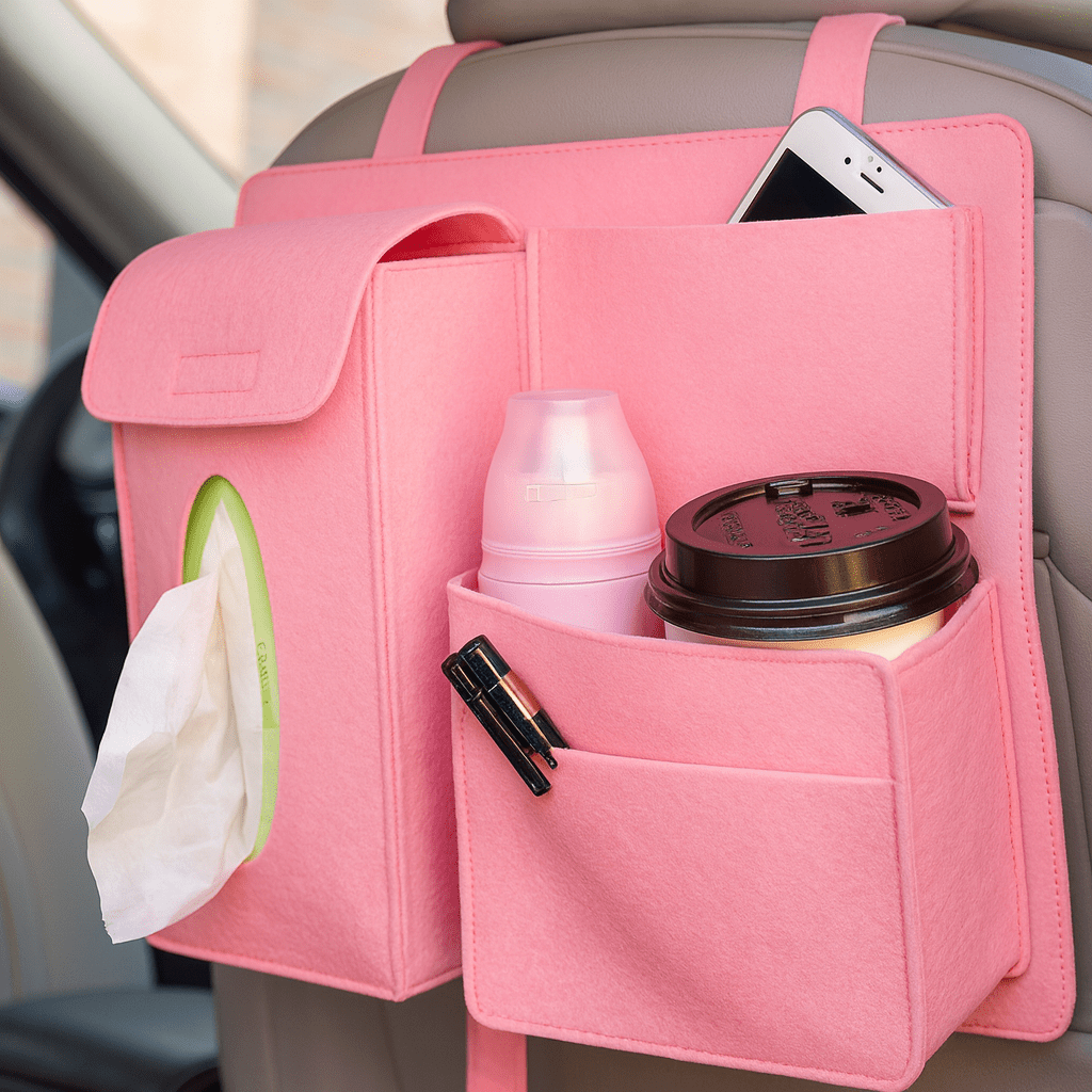 SEATSTASH – Universell passender Autositz-Organizer mit 4 Aufbewahrungstaschen 2